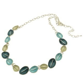 Miss Milly - Green Leaf Medley Necklace (FN772AX) SALE