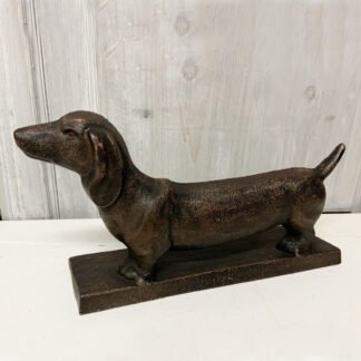 Dachshund metal doorstop LO18023