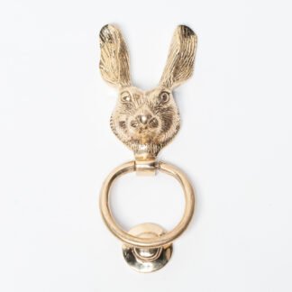 Brass Hare Door Knocker