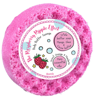 The Raspberry Ripple Effect - Shower Sponge