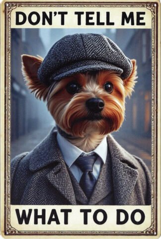 Animal Metal Sign Yorkshire Terrier