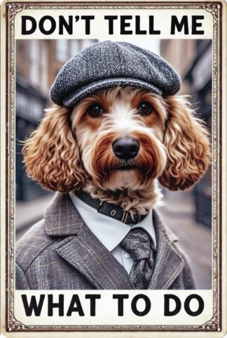 Animal Metal Sign Cockapoo